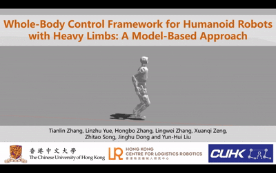 Whole-Body Control Framework for Humanoid Robots with Heavy Limbs: A Model-Based Approach